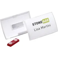 Durable Namensschild Click Fold 40 x 75 mm 10