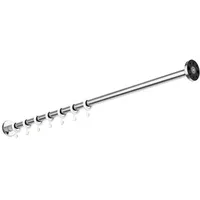 Hewi System 900 Vorhangstange mit 10 Ringe, chrom
