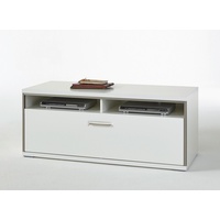MCA Furniture Lowboard TV-Lowboard Trento 2, weiß Hochglanz weiß