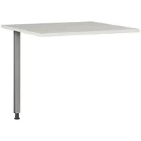 Germania Eckverbindungsplatte , Silberfarben , Metall, Holzwerkstoff 80x70-80x80 cm