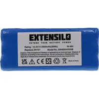 EXTENSILO Akku kompatibel mit Taurus Aspirateur Striker Mini T270