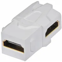 Lindy HDMI 90° Doppelkupplung Keystone für AV Wanddosen,