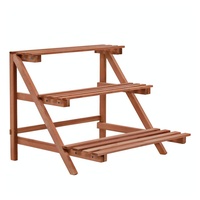 VidaXL 3-Tier Pflanzenständer Zedernholz 48x45x40 cm