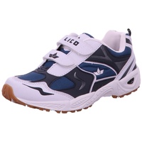 LICO Unisex Kinder Bob V Hallenturnschuh, Weiß Marine, 29