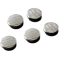 Franken Magnete silber, Metall Ø 30,0 mm, 5 St.
