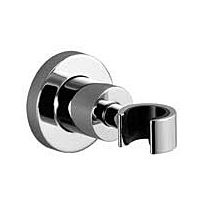 Dornbracht Brausehalter 28050892-99 mit Rosette 55 mm, Dark Platinum