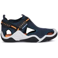 GEOX Wader Sandalen Navy / Orange Fluo 36