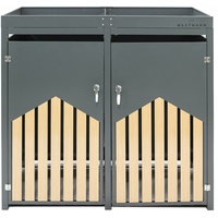 Westmann Mülltonnenbox 72 für 2 Tonnen 134 x 84