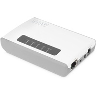 Digitus 2-Port USB2.0 Wireless Multif. Netw.Server, Druckerserver