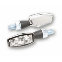 Highsider HIGHSIDER LED-Blinker BLAZE, klar, silber