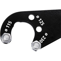 WOLFCRAFT Flanschschlüssel gerade 30/35 mm Schleifgitter - Wolfcraft