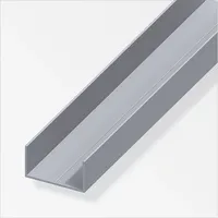 Alfer Rechteck-U-Profil 11,5 x 19,5 x 1000 mm Aluminium