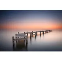 Papermoon "Photo-Art JOSE BEUT, ALTER PIER II", bunt, B:2,5m