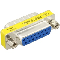 InLine Mini-Gender-Changer, 15pol (Game), Stecker / Buchse