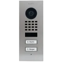 DoorBird D1102V Unterputz IP-Video-Türsprechanlage WLAN, LAN Außeneinheit Edelstahl V4A