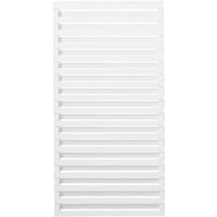 Plus Sichtschutzzaun Osaka 90 x 180 cm Weiß/Holz