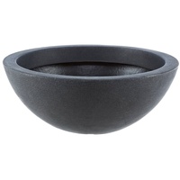 Dehner Kunststoff-Schale Miami, rund, anthrazit, ca. Ø52/H20 cm, Höhe