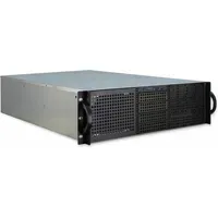 Inter-Tech 3U-30255 Rack Schwarz, Edelstahl