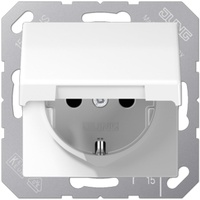 Jung SCHUKO-Steckdose 16A 250V Klappdeckel AS 1520 BFKIKL WW