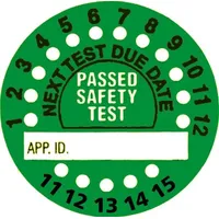 Fluke Geräteaufkleber f.Gutbewertung PASS 560R-02 (VE500)