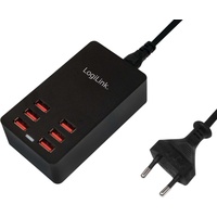 Logilink PA0139 USB-Ladegerät Steckdose Ausgangsstrom (max.) 6400 mA Anzahl