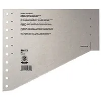 Leitz Trennblätter 1651 A4 Überbreite Grau 100 St.