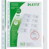 Leitz Prospekthülle DIN A4 16 V transparent 10 St.