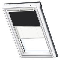 VELUX Verdunkelungsrollo Duo DFD S08, 3009SWL Schwarz/Weiß