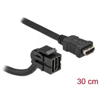 DeLock HDMI Keystone Modul (0.30 m, HDMI), Video Kabel
