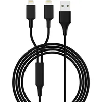 Smrter USB-Ladekabel USB 2.0 USB-A Stecker, Apple Lightning Stecker