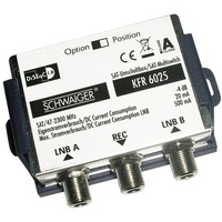 Schwaiger SAT-Umschaltbox 2in1 KFR6025 531 DisEqC Schalter zur Bündelung