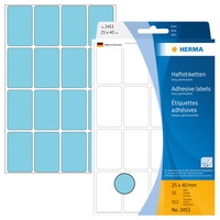 Herma Vielzweck-Etiketten, 25 x 40 mm, blau