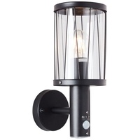 Brilliant Reed Außenwandleuchte mit Bewegungsmelder LED E27 40W Schwarz