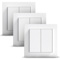 Senic Friends of Hue Switch matt weiß batterieloses 3-fach