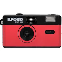 Ilford Sprite 35-II Kamera, rot&schwarz
