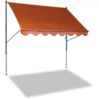 Angerer Klemmmarkise Standard 350 cm uni terra