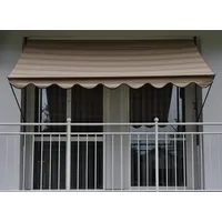 Angerer Klemmmarkise Exklusiv 400 cm beige/braun