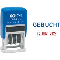 Colop Datumstempel mit Text "Gebucht"