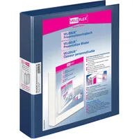 Veloflex Präsentationsringbuch VELODUR A4 4 Ringe dunkelblau