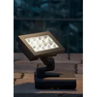 Lutec Nevada Wandlampe Aussenlampe Aussenleuchte LED Eckig 6101 S-Gr