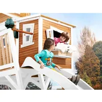 Axi Spielhaus Max braun/weiß