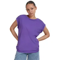 URBAN CLASSICS Damen Ladies Extended Shoulder Tee T-Shirt, ultraviolet,