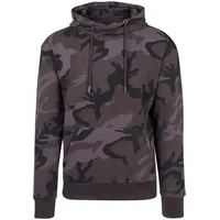 URBAN CLASSICS Camo Sweatshirt Black Camouflage M