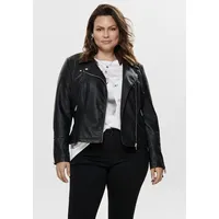 Only Carmakoma Kunstlederjacke schwarz 50