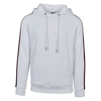 URBAN CLASSICS Stripe Shoulder Sweatshirt White / Black /