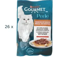 Purina Gourmet Perle Genuss in Sauce mit Rind 52