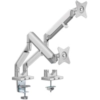 Logilink BP0088 - Alu Dual-Monitor-Schreibtischhalterung für 2x 17-32 Zoll