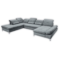 Ed exciting design Wohnlandschaft Anthrazit - 350x245 cm
