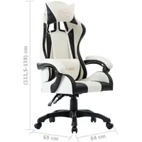 VidaXL 287985 Gaming Chair schwarz