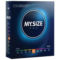 MY.SIZE Pro 57 mm 10 Stk., transparent